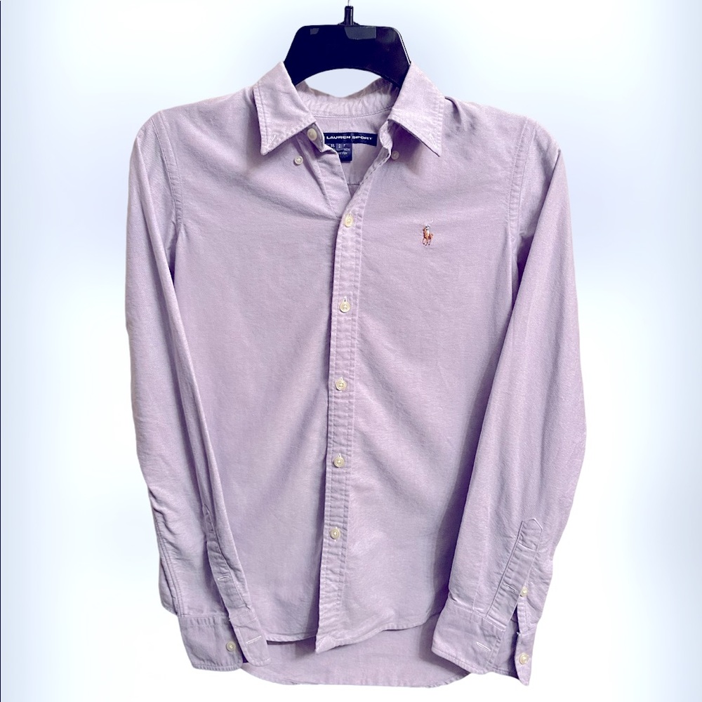Light purple Ralph Lauren Sport Womens Button down shirt